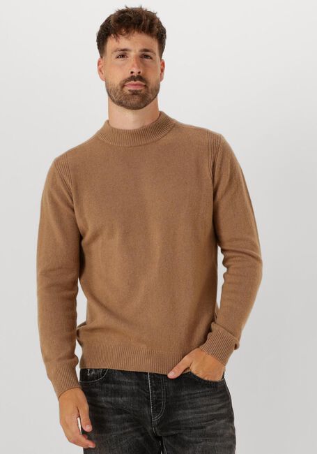 Camel ANERKJENDT Trui AKRICO LAMBSWOOL KNIT - large