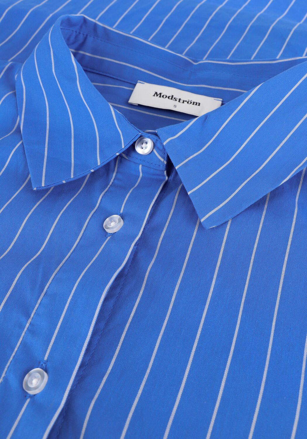 Blauwe MODSTR&Ouml;M Blouses PERCY SHIRT - large