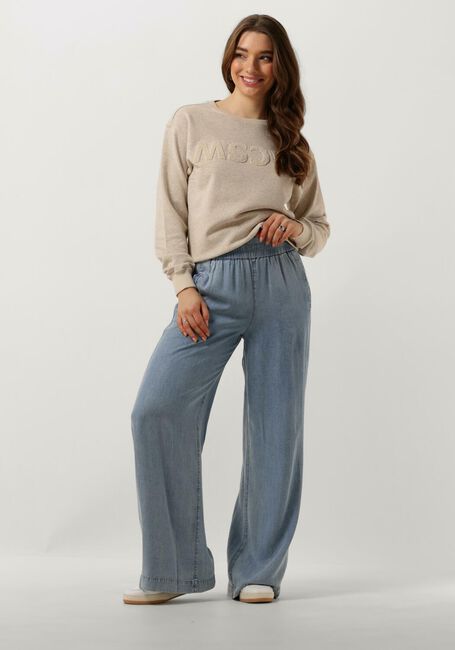 Blauwe MOSCOW Wijde broek 119-02-SAM - large