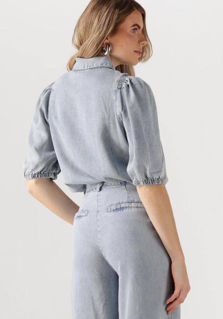 Lichtblauwe FREEBIRD Blouses BRITTE SS - large