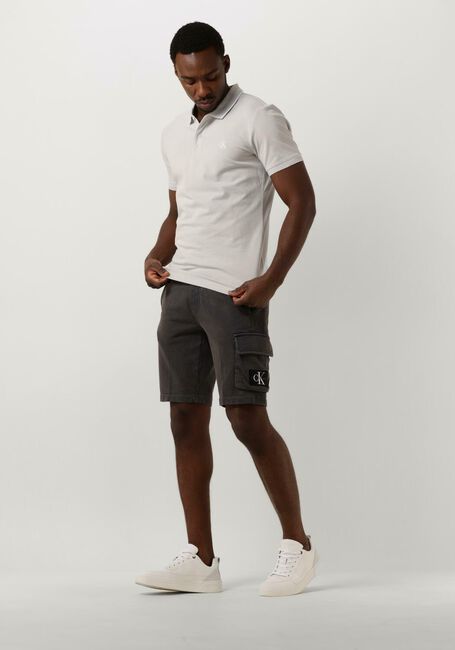 Donkergrijze CALVIN KLEIN Korte broek WASHED BADGE SHORTS - large