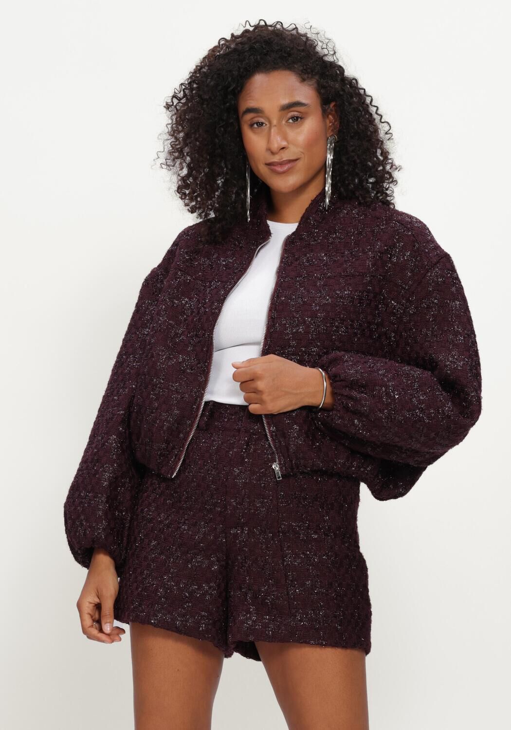 Bordeaux AMAYA AMSTERDAM Jack SNOWFALL JACKET - large
