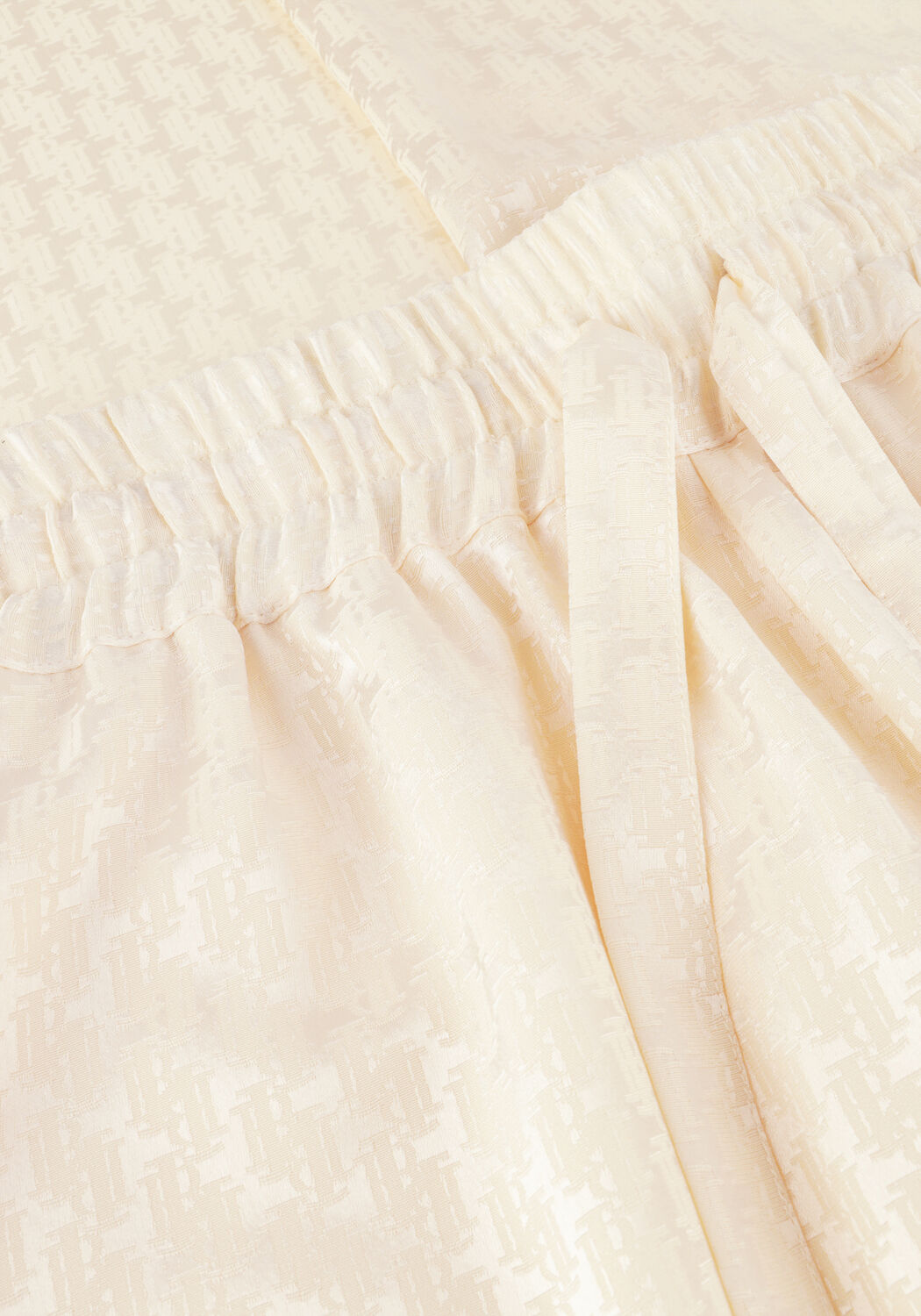 Ecru IBANA Wijde broek PALINE - large