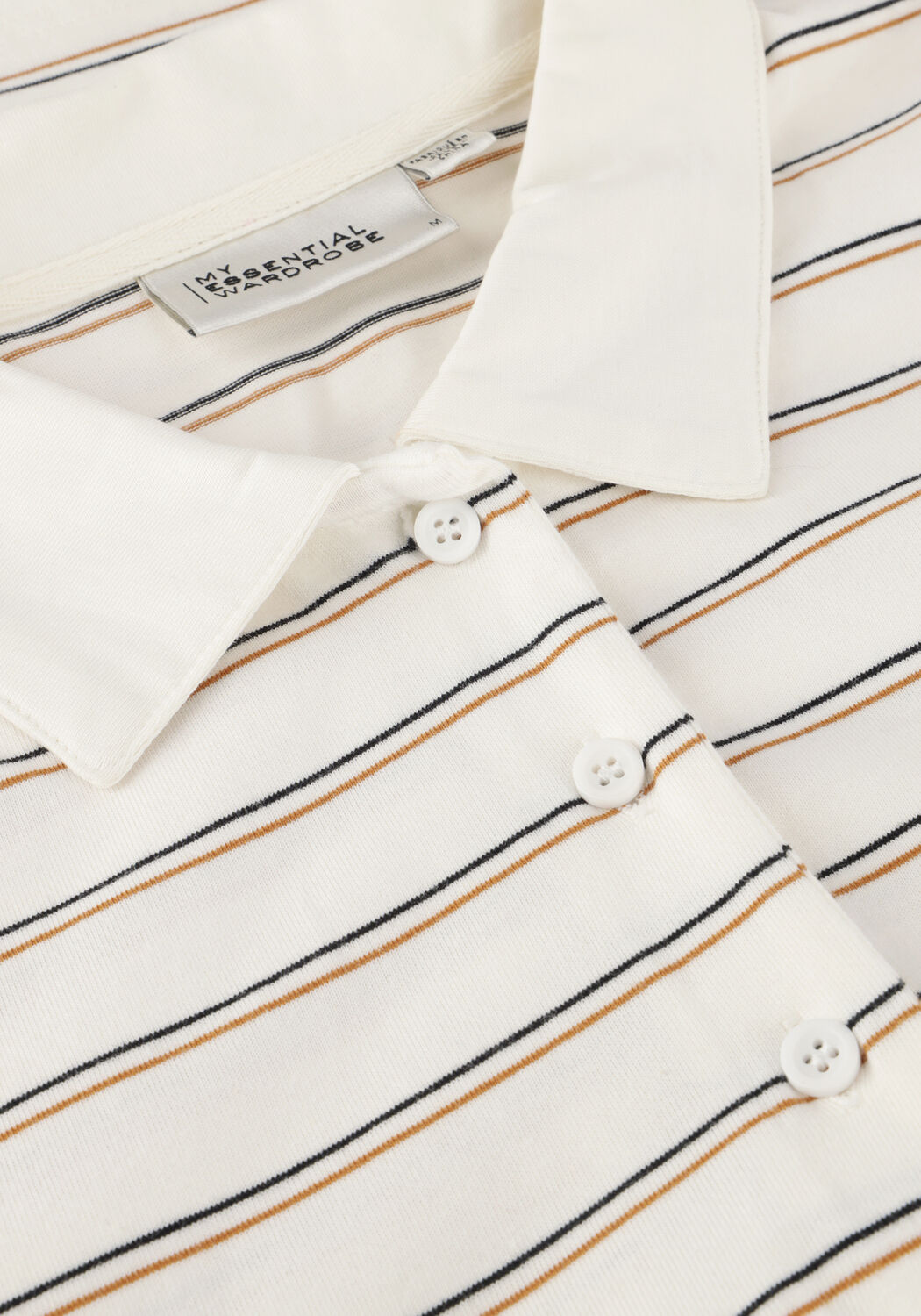 Witte MY ESSENTIAL WARDROBE Top ANNAMW LS POLO BLOUSE - large