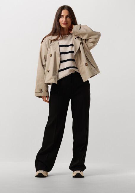 Zwarte SELECTED FEMME Pantalon SLFRITA MW WIDE PANT FD - large
