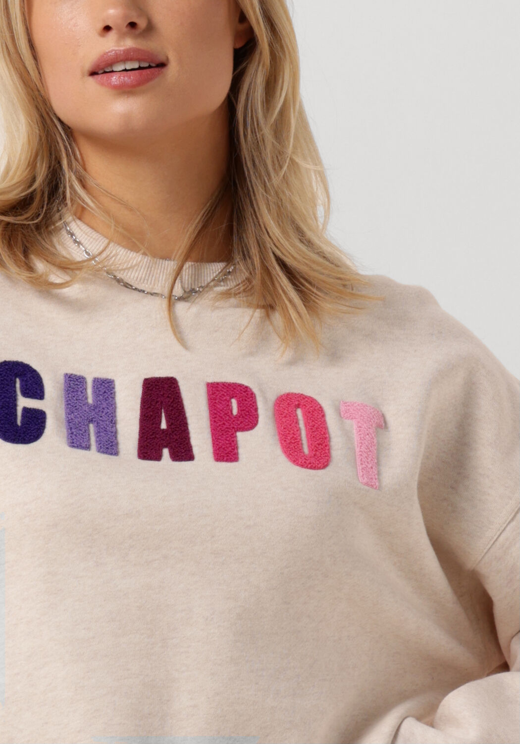 FABIENNE CHAPOT Dames Truien & Vesten Terry Sweater Ecru