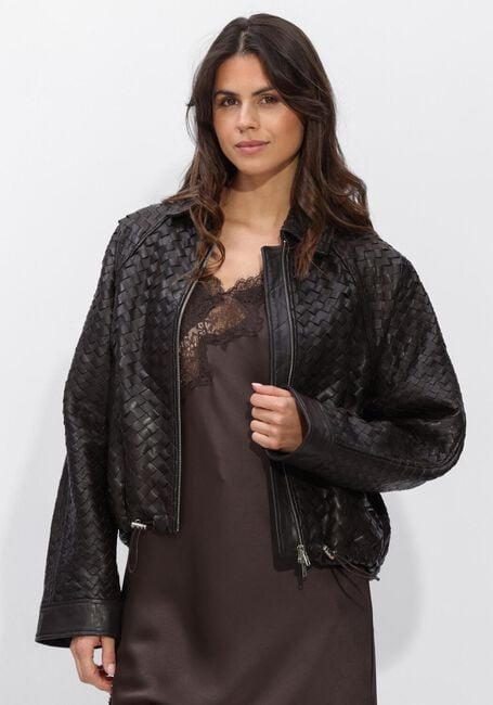 Bruine SECOND FEMALE Jack VERMONT LEATHER JACKET - large