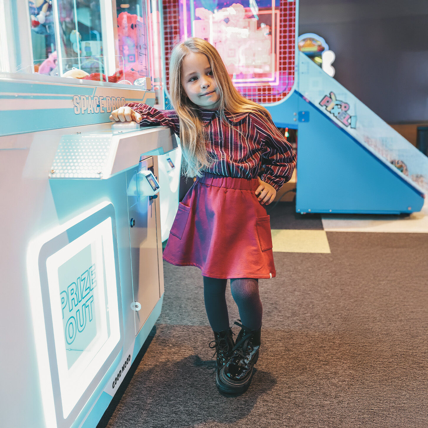 Bordeaux YOUR WISHES Minirok FRENCH KNIT WIDE SKIRT - large