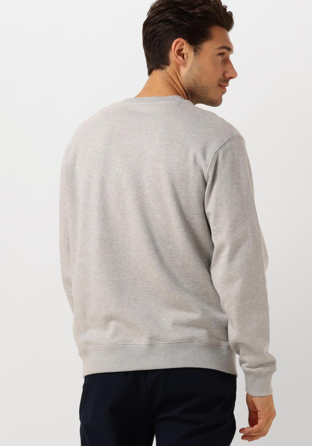 SCOTCH & SODA Heren Truien & Vesten Core Logo Sweatshirt Grijs