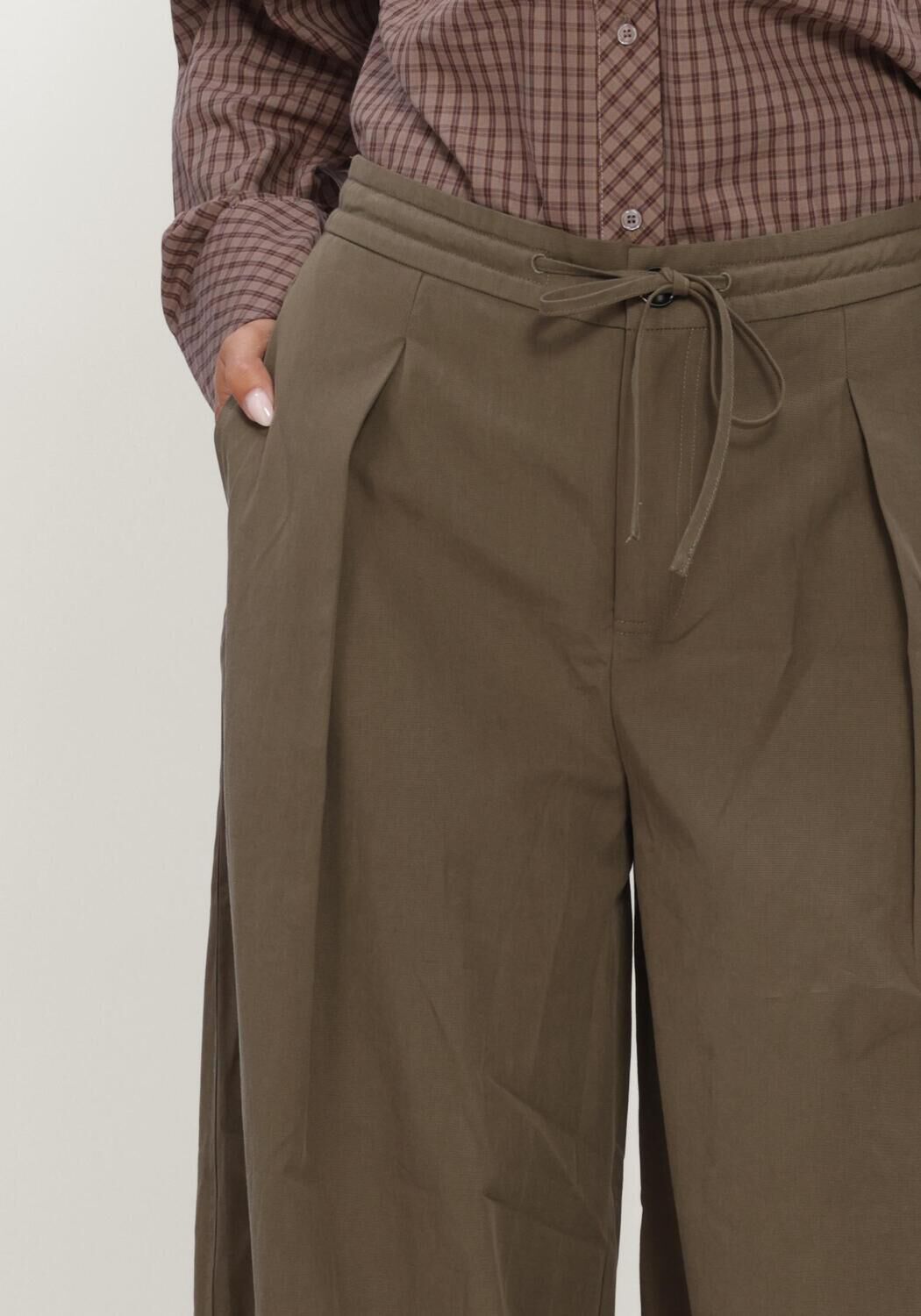 Olijf NOTRE-V Wijde broek NV-ISOTTE - large