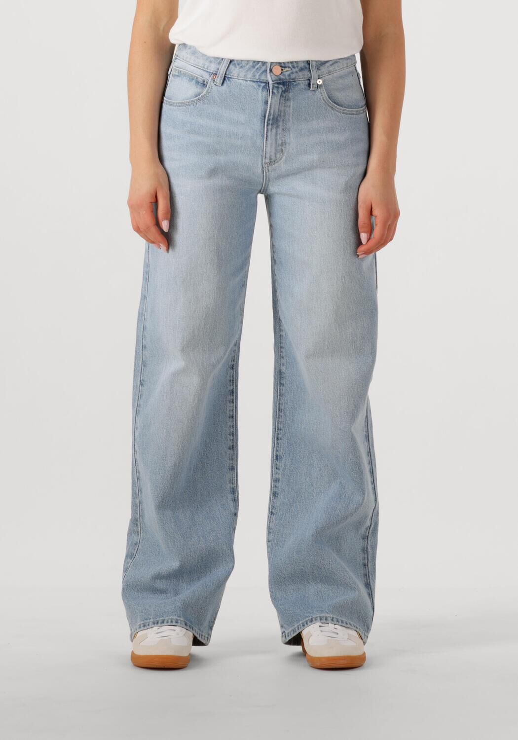 ABRAND JEANS Dames Jeans Mid Baggy Gia Lichtblauw