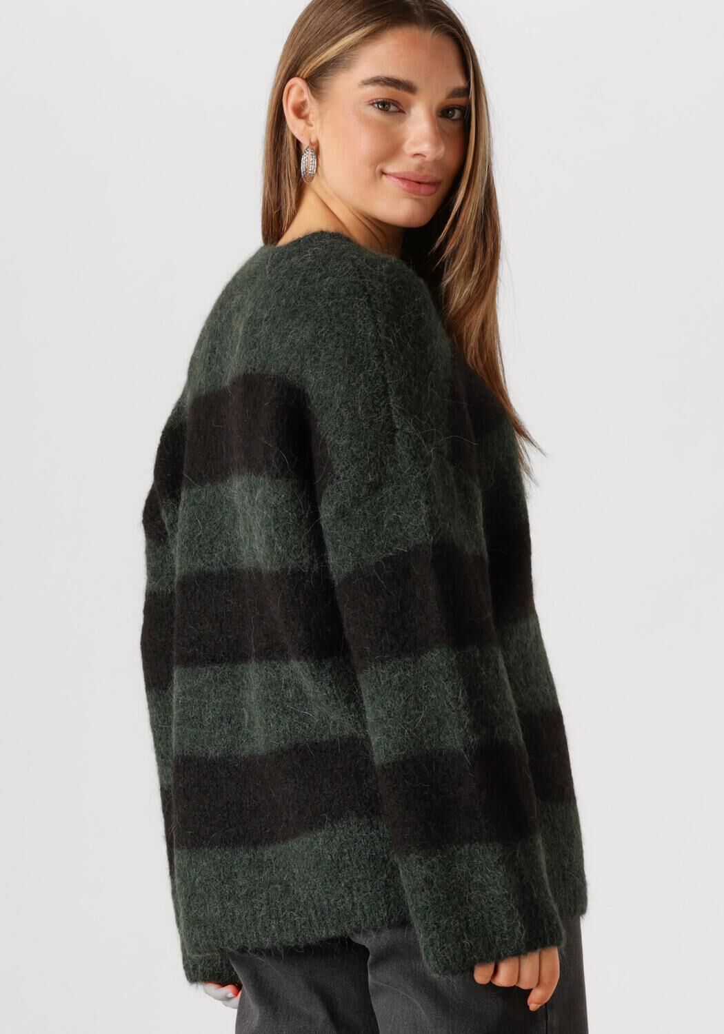 SELECTED FEMME Dames Truien & Vesten Slfgabella Ls Knit O-neck Camp Groen