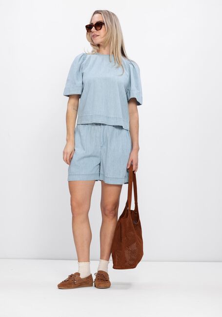 Lichtblauwe NOTRE-V Korte broek NV-HILLE - large