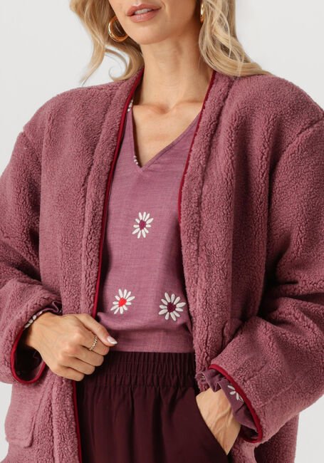 Paarse YDENCE Teddy jas JACKET SALLY - large