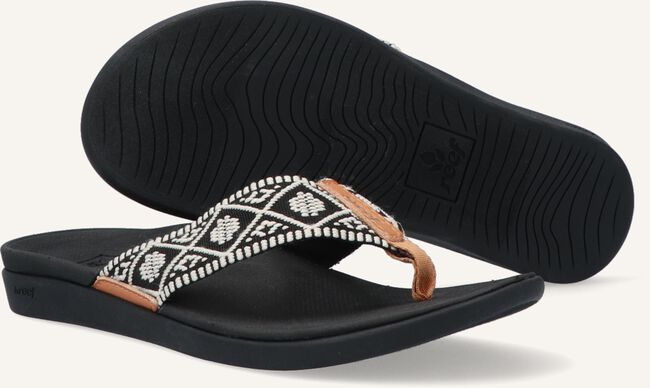 Zwarte REEF Teenslippers ORTHO WOVEN Zwarte REEF Teenslippers ORTHO WOVEN - large