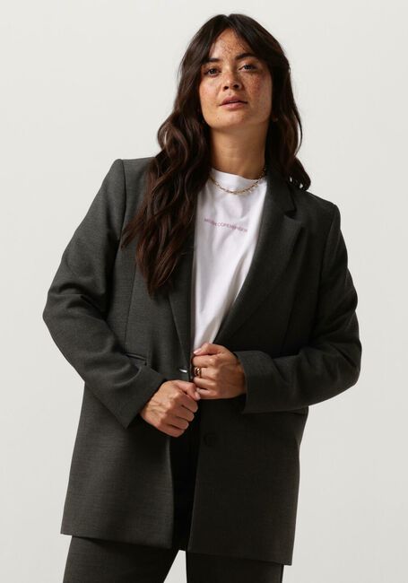 Donkergrijze SELECTED FEMME Blazer SLFRITA LS RELAXED BLAZER - large