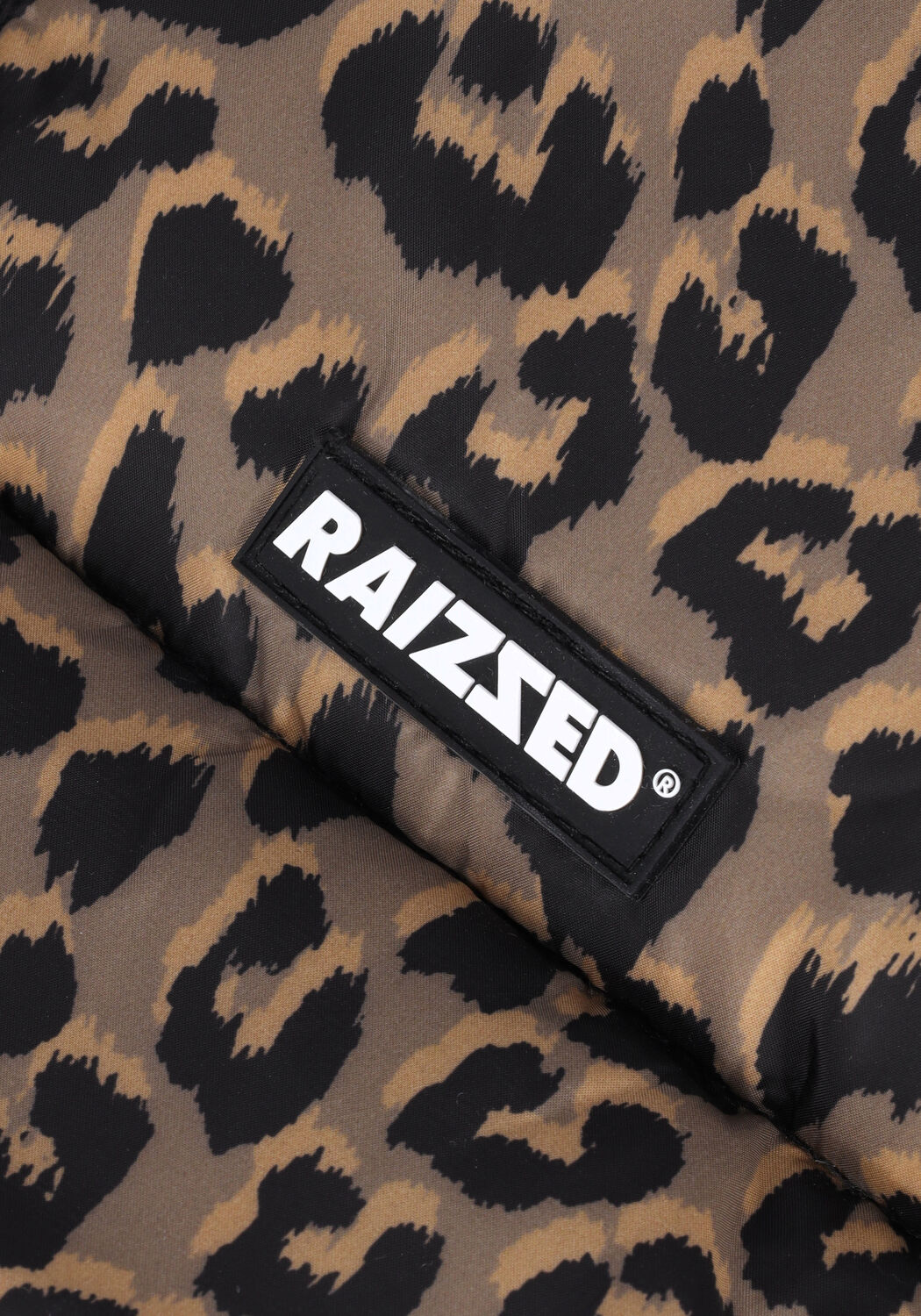 Taupe RAIZZED Gewatteerde jas LIMA ALLOVER - large