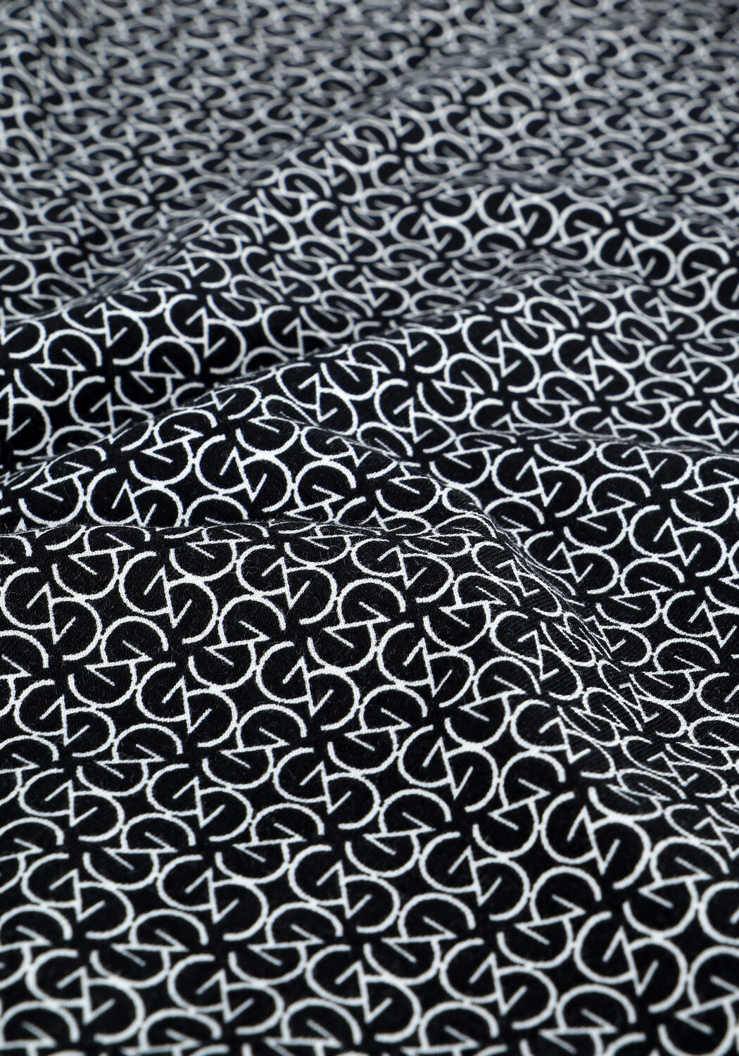 Zwarte GESTUZ Top SIRIN GZ PRINTED ROLLNECK - large