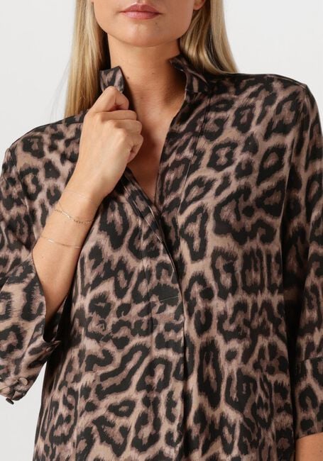Bruine DEA KUDIBAL Mini jurk KAMILLES - large