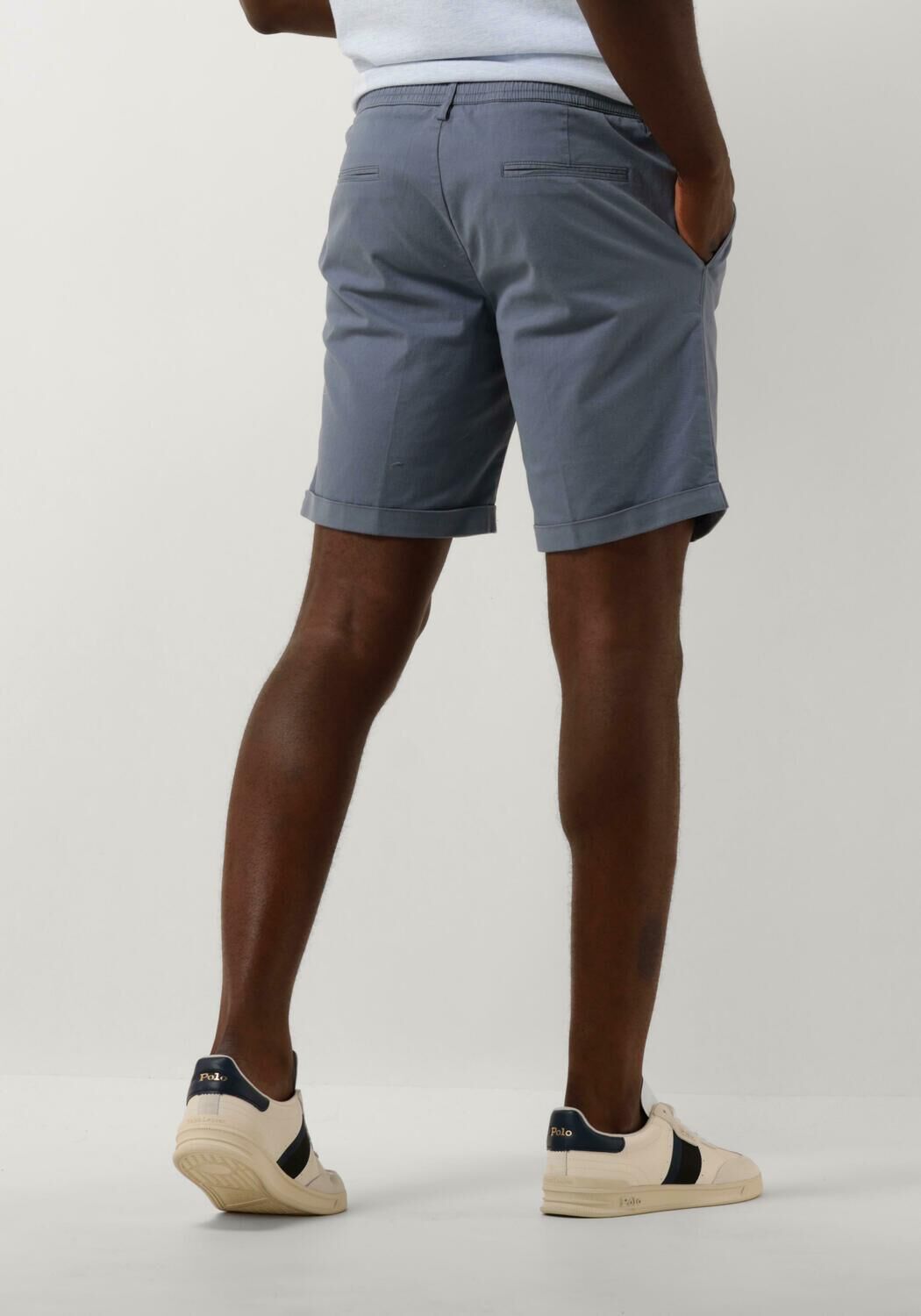 PROFUOMO Heren Broeken Trousers 845 Short Blauw