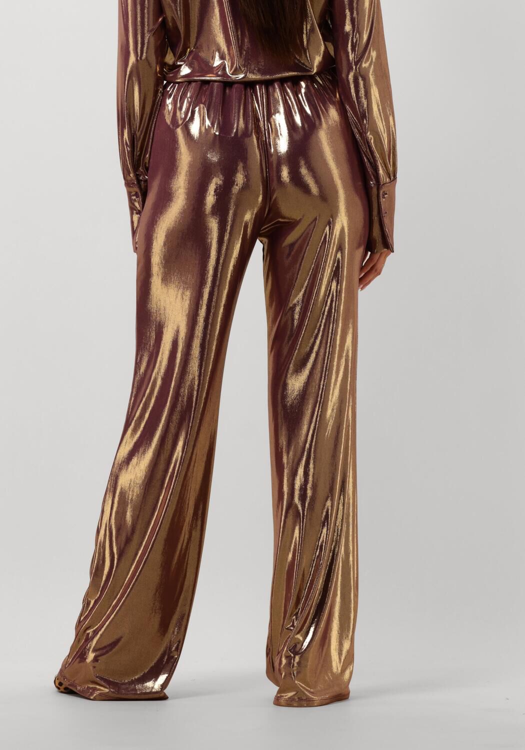 AMAYA AMSTERDAM Dames Broeken Ida Pants Goud