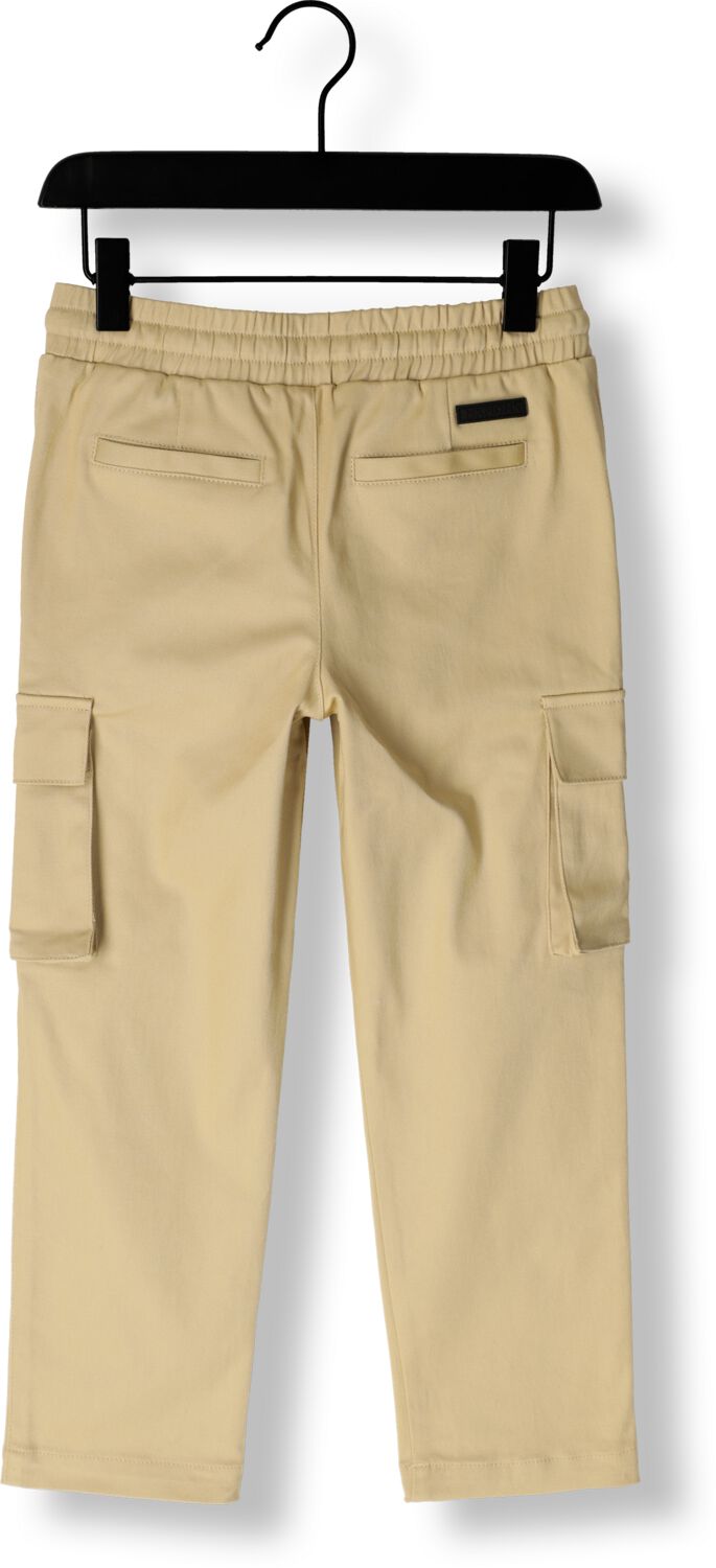NIK & NIK Jongens Broeken Rory Cargo Trousers Beige