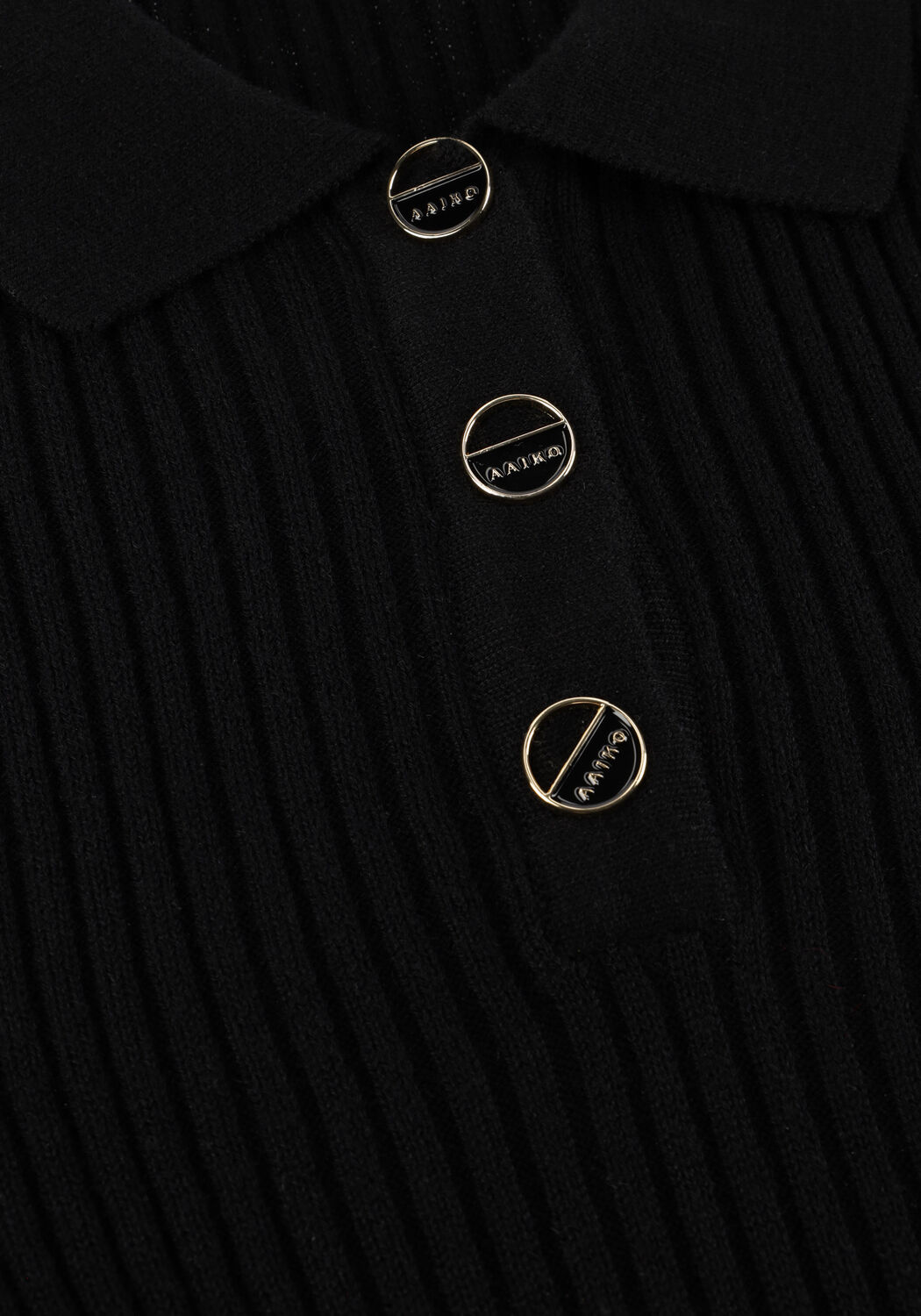 Zwarte AAIKO Trui FLORES WO 310 - large