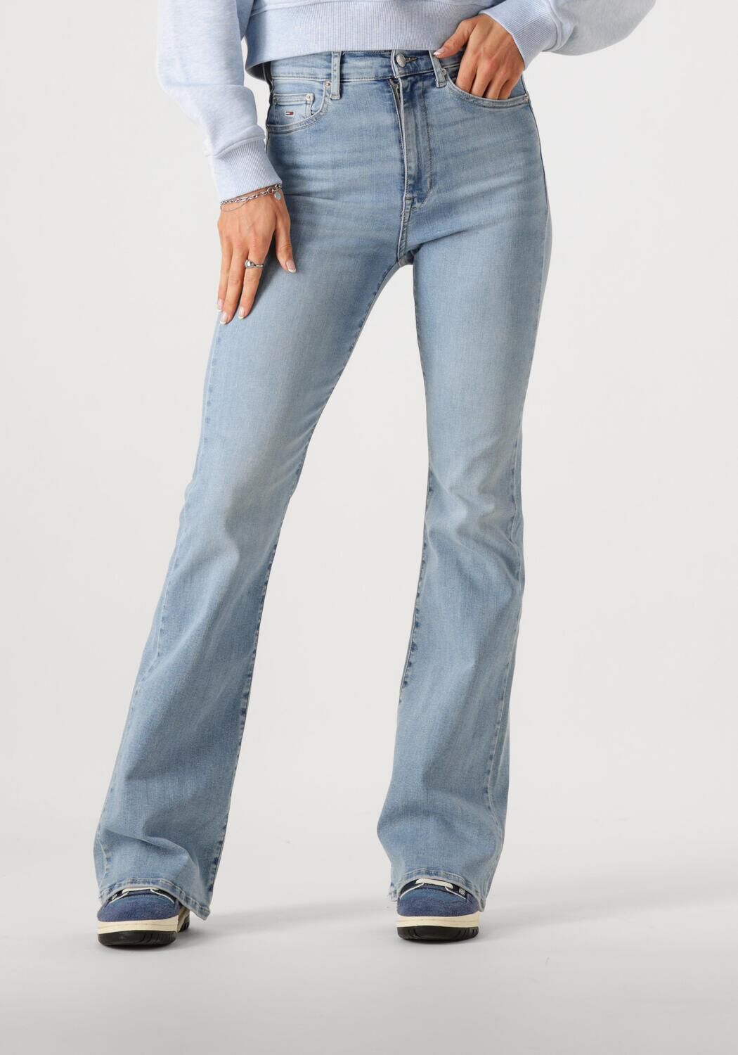 TOMMY JEANS Dames Jeans Sylvia Hgh Flr Ch0214 Lichtblauw