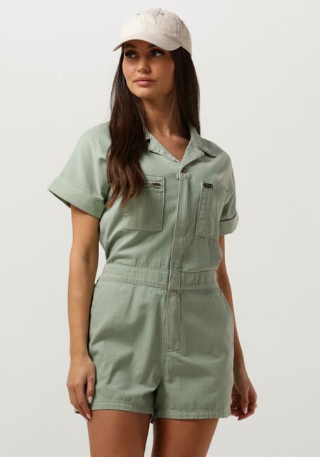 Groene LEE Playsuits SHORT UNIONALL INTUITION GREY - large