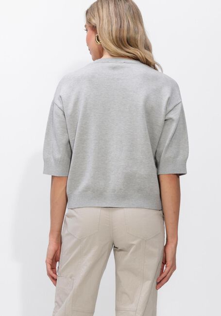 Grijze STUDIO AR Trui ISIDRE VISCOSE KNIT - large