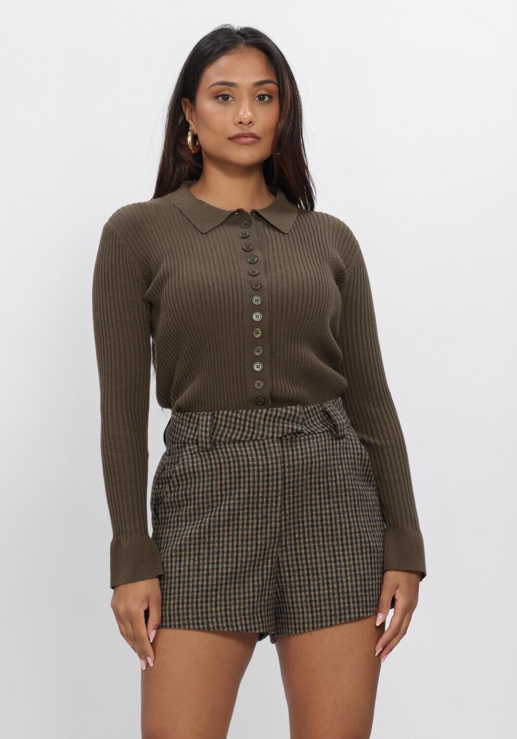 Khaki SUNCOO Trui GARDA - large