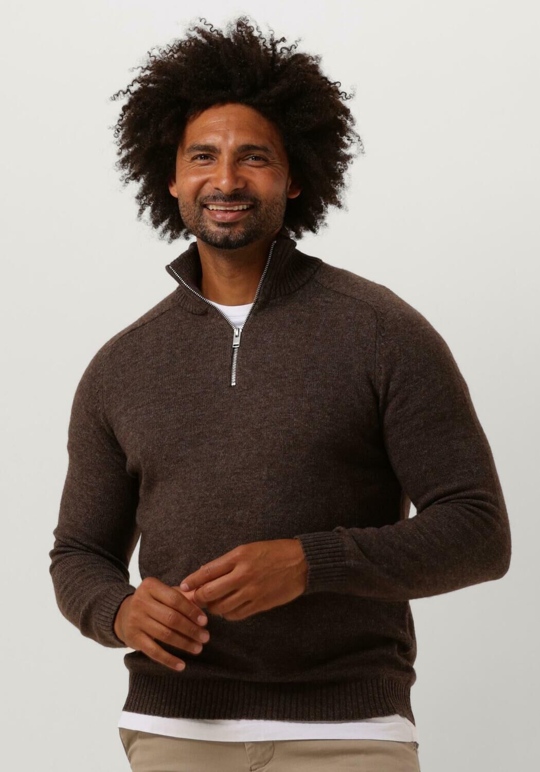 Bruine sweater heren outlet