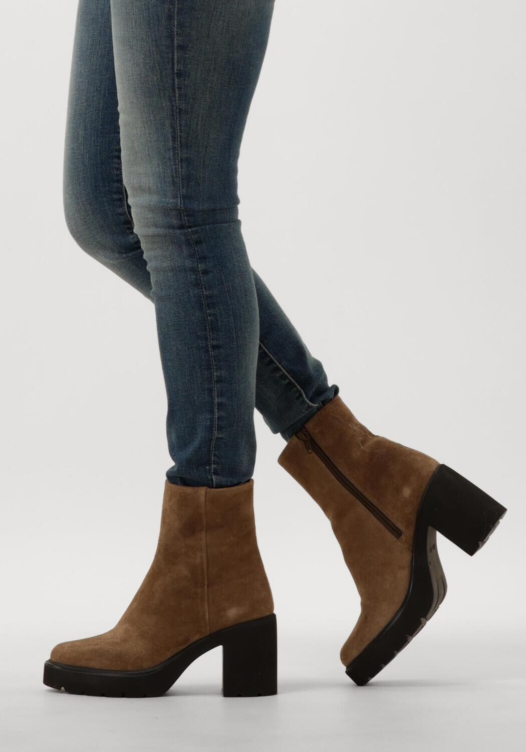 Taupe UNISA Enkelboots KHAN - large