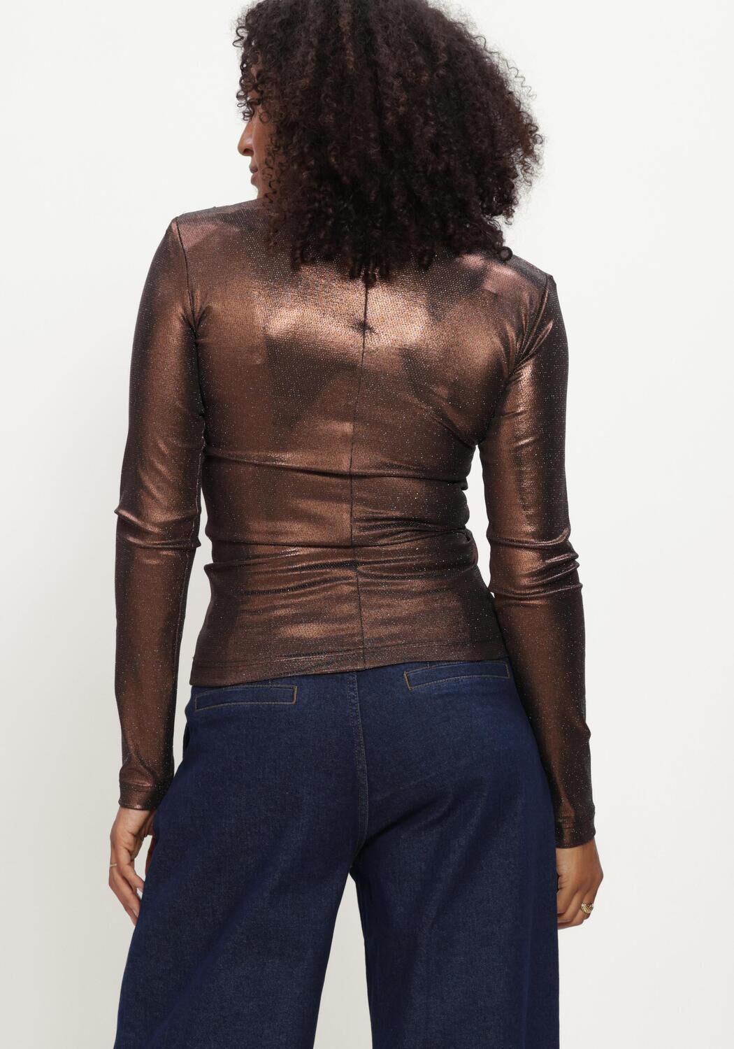 Bronzen STUDIO AMAYA Top PARTY TOP - large