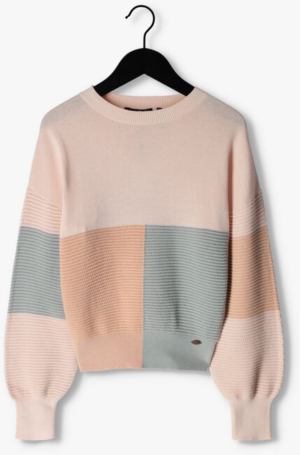 Roze NOBELL Trui KESON COLORBLOCK KNITTED SWEATER - large