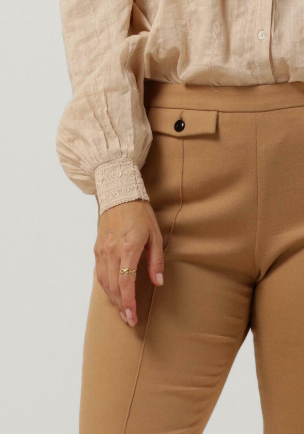 RUBY TUESDAY Dames Broeken Rogene Belt Bottom Pants Bruin