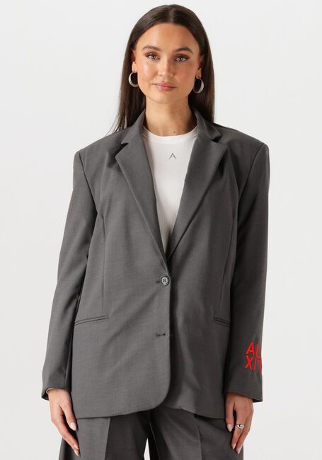 Grijze ALIX THE LABEL Blazer LADIES WOVEN CLEAN BLAZER - large