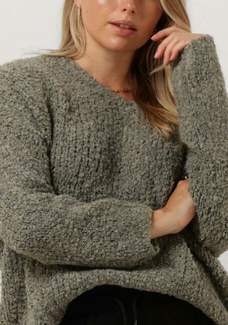 Groene SIMPLE Trui KNIT-BOCC-23-1 SWEATER - large