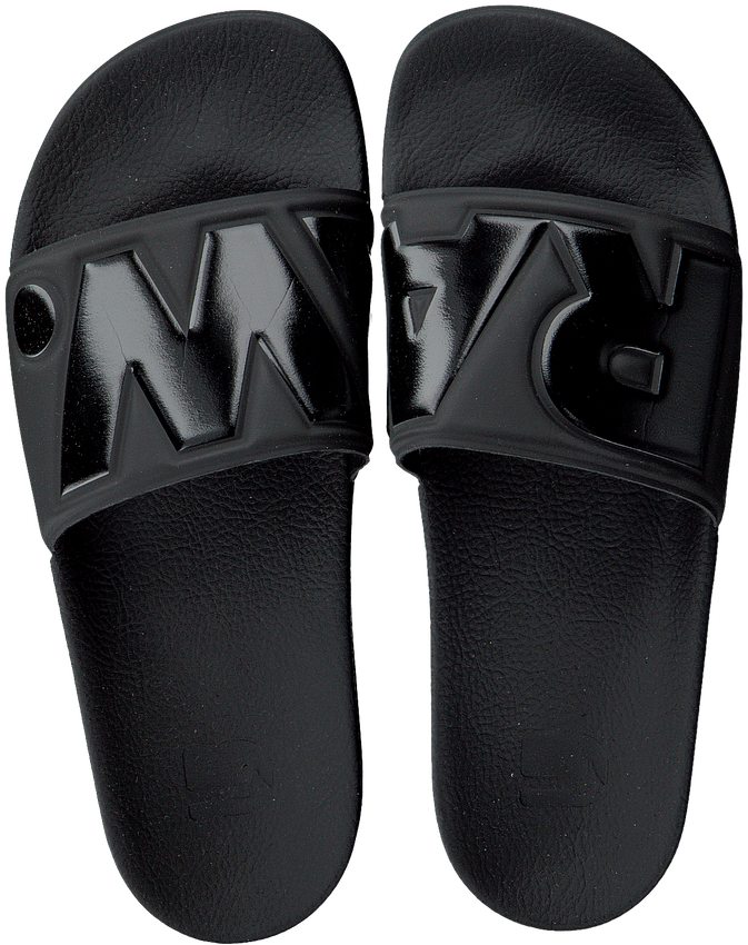 Zwarte GSTAR RAW Slippers CART SLIDE II DAMES Omoda