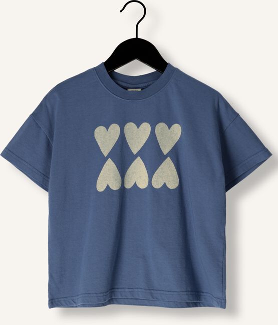 Blauwe Jelly Mallow T-shirt HEART T-SHIRT Blauwe Jelly Mallow T-shirt HEART T-SHIRT - large