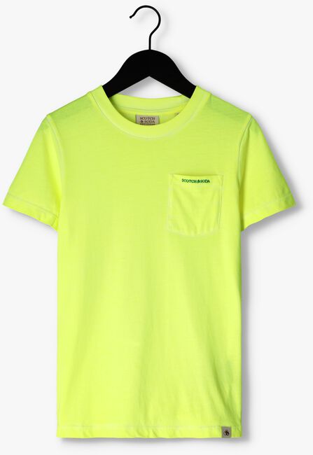 Gele SCOTCH & SODA T-shirt SHORT SLEEVED CHEST POCKET T-SHIRT - large