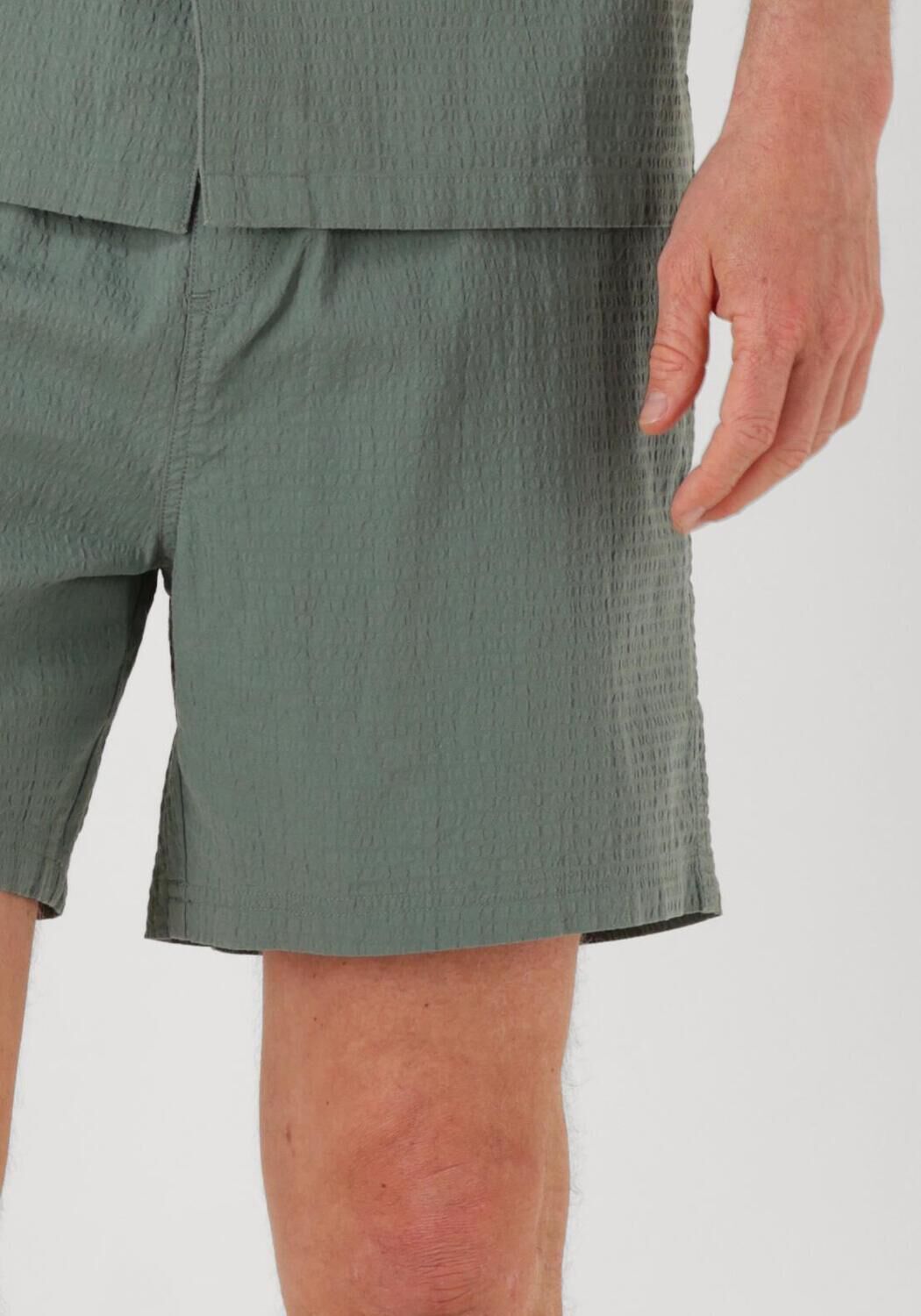 PURE PATH Heren Broeken Regular Fit Pull On Shorts Groen