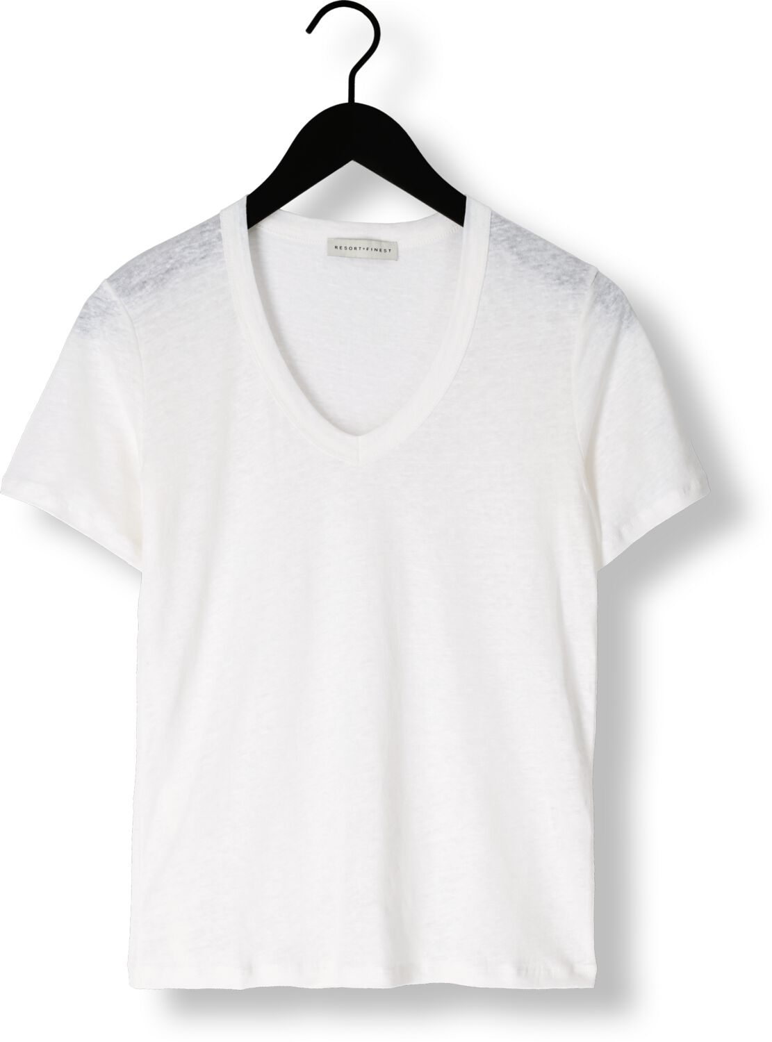 RESORT FINEST Dames Tops & T-shirts V-neck T-shirt Wit