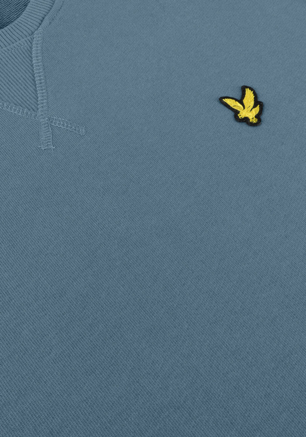 Blauwe LYLE & SCOTT Sweater CREW NECK SWEATSHIRT - large