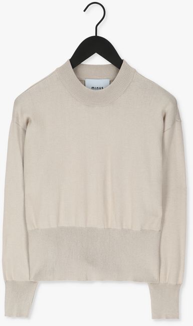 Taupe MINUS Trui AMELINA KNIT PULLOVER - large