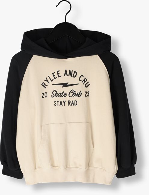 Zwarte RYLEE + CRU Sweater RAGLAN HOODIE - large