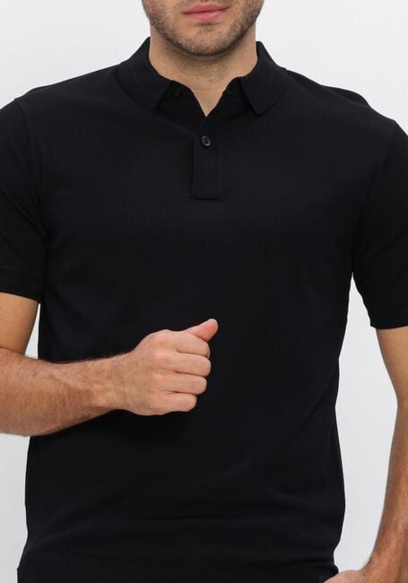 Zwarte GENTI Polo POLO 2 BUTTON SS 1260 - large