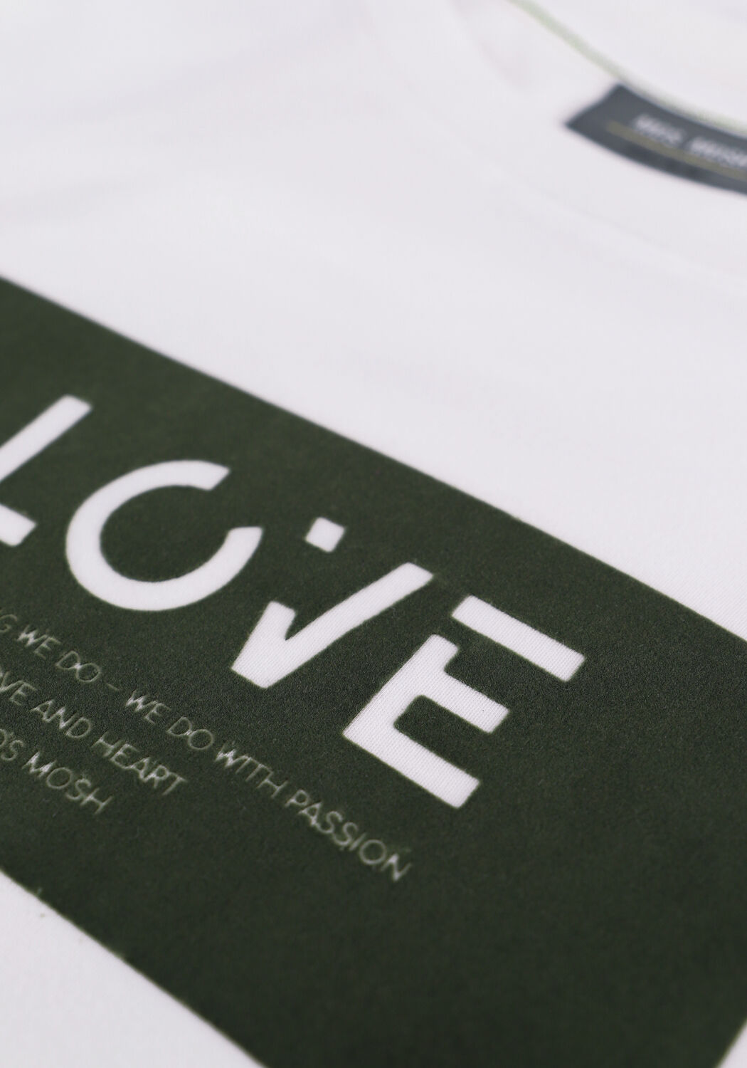 Witte MOS MOSH T-shirt CHERRIE O-SS TEE - large