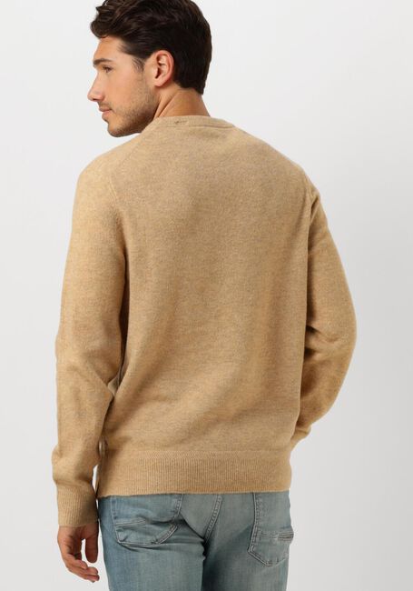Camel SCOTCH & SODA Trui SOFT KNIT REGULAR FIT SWEATER - large