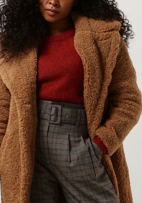 Camel NOTRE-V Teddy jas TEDDY COAT SHORT - large